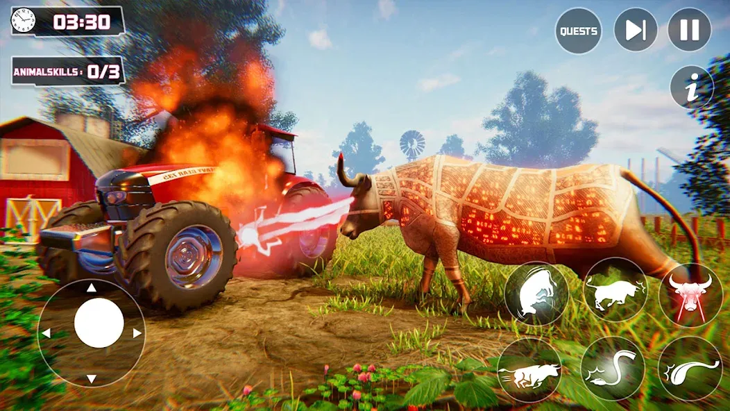 Scary Cow Simulator Rampage — скриншот 3