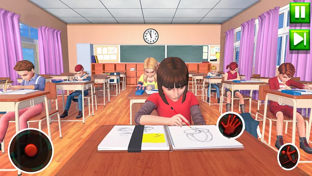 High School Teacher Sim Games — скриншот 1