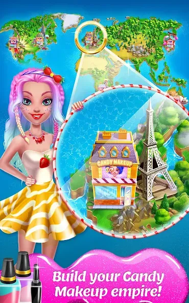 Candy Makeup Beauty Game — скриншот 5
