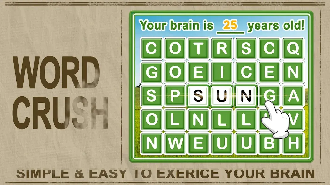 Word Crush - Fun Puzzle Game — скриншот 1
