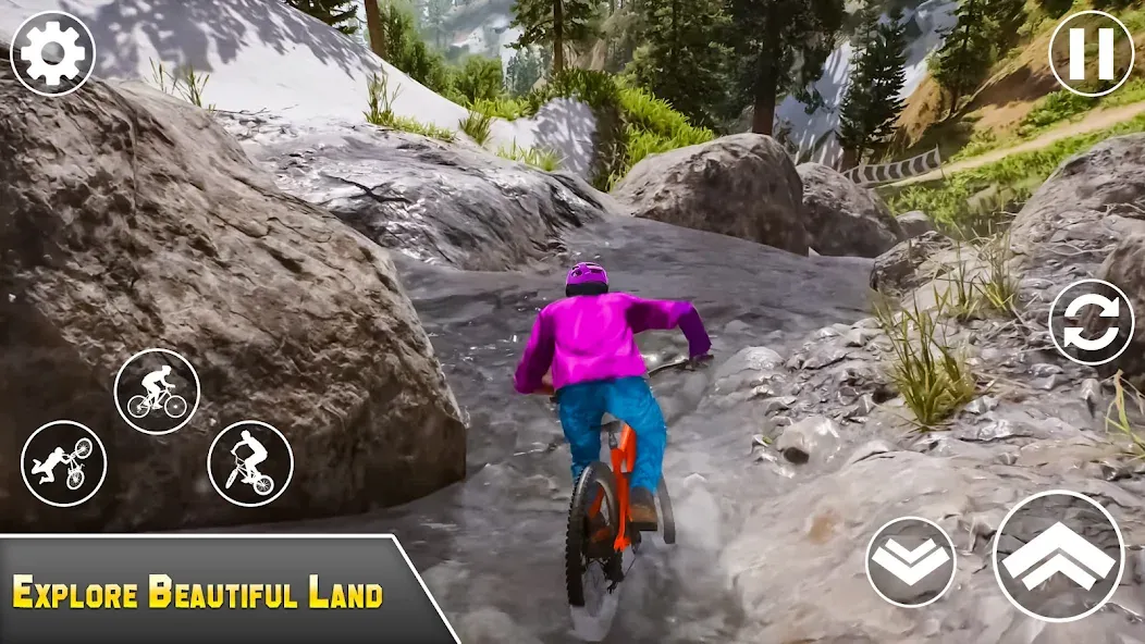 BMX Bicycle Games Offroad Bike — скриншот 1