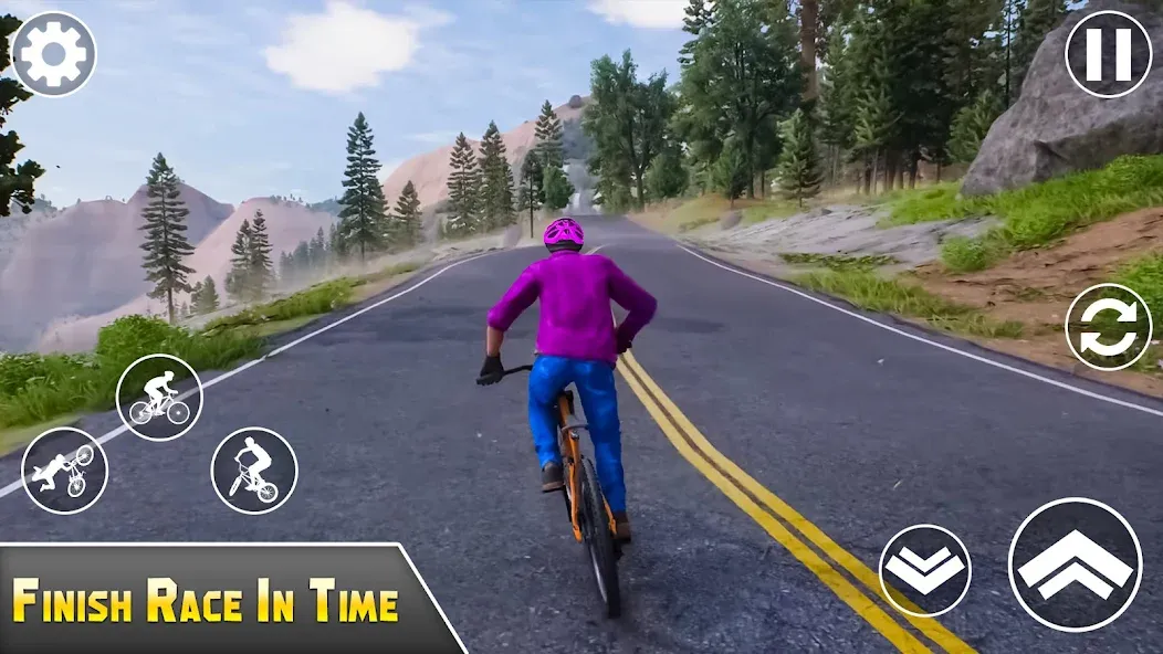 BMX Bicycle Games Offroad Bike — скриншот 3