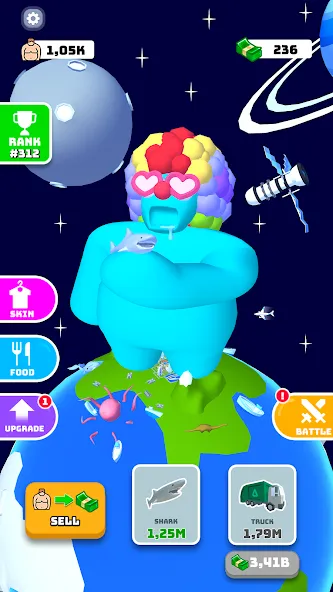 Eating Hero: Clicker Food Game — скриншот 4