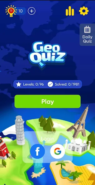 Geo Quiz: World Geo Trivia — скриншот 1