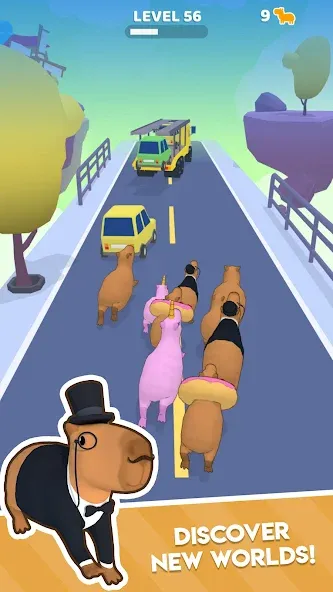 Capybara Rush — скриншот 4