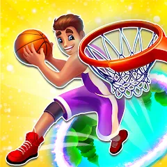 Скачать Hoop World: Flip Dunk Game 3D на телефон — Много денег