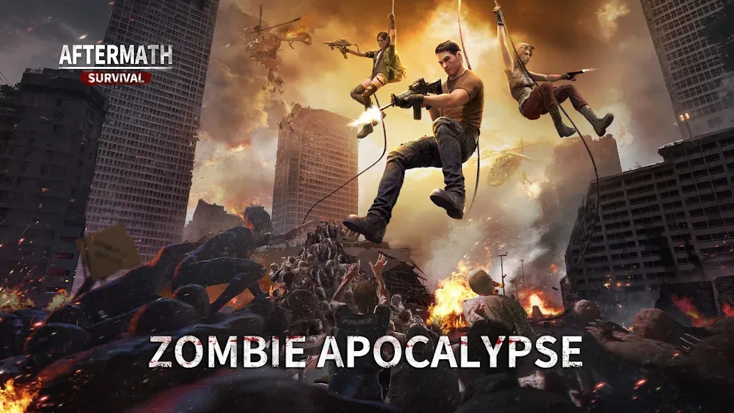 Aftermath Survival: Zombie War — скриншот 1