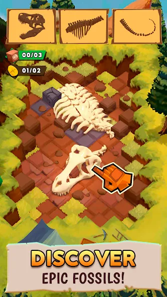 Dino Quest 2: Dinosaur Fossil — скриншот 1