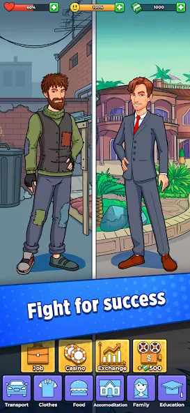 Hobo Life: Business Simulator — скриншот 1 Hobo Life: Business Simulator — скриншот 1