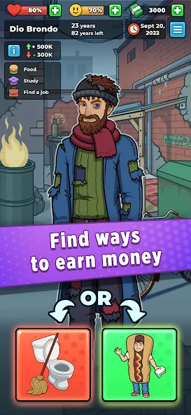Hobo Life: Business Simulator — скриншот 3 Hobo Life: Business Simulator — скриншот 3