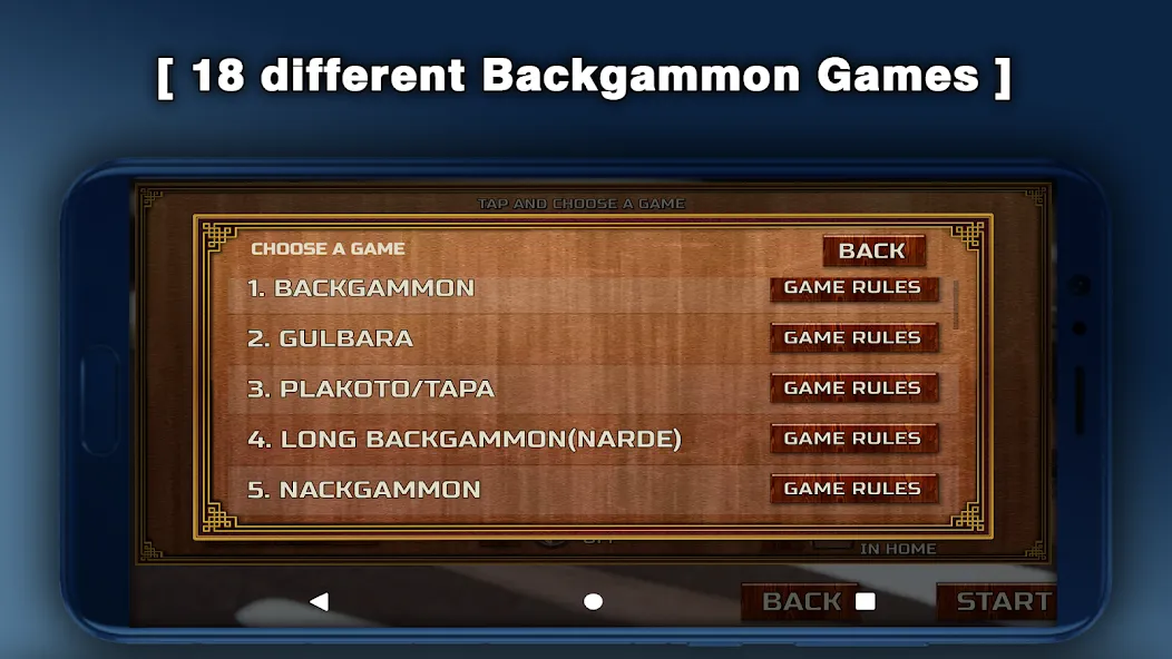 Backgammon - 18 Board Games — скриншот 2