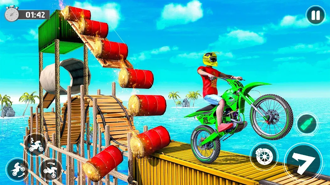 Bike Stunt Race Tricks Master — скриншот 3 Bike Stunt Race Tricks Master — скриншот 3