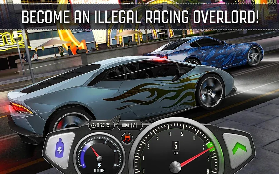 TopSpeed: Drag & Fast Racing — скриншот 4 TopSpeed: Drag & Fast Racing — скриншот 4