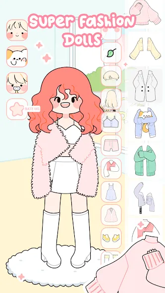 Lovely Doll : Dress Up Game — скриншот 1