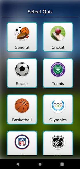 World Sports Quiz — скриншот 2