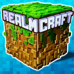 Скачать Mini Block Craft Realm Craft на телефон — Много денег и бесконечные ресурсы