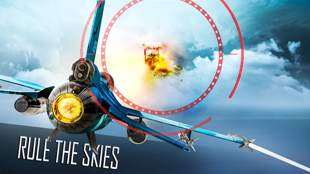 Jet Fighter: Sky Combat 3D — скриншот 2