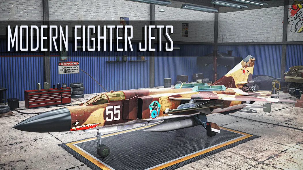 Jet Fighter: Sky Combat 3D — скриншот 3