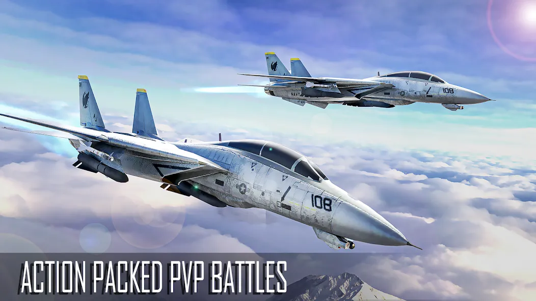 Jet Fighter: Sky Combat 3D — скриншот 5