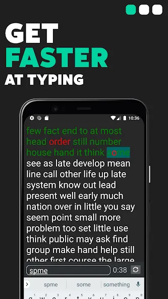 TypeGo – speed up your typing! — скриншот 1