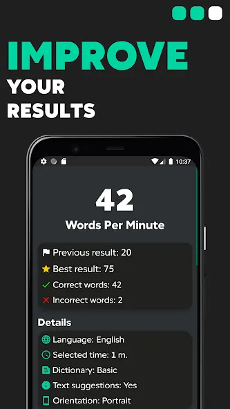 TypeGo – speed up your typing! — скриншот 2
