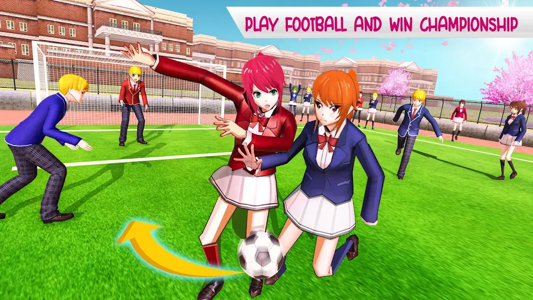 Anime High School Life — скриншот 3 Anime High School Life — скриншот 3