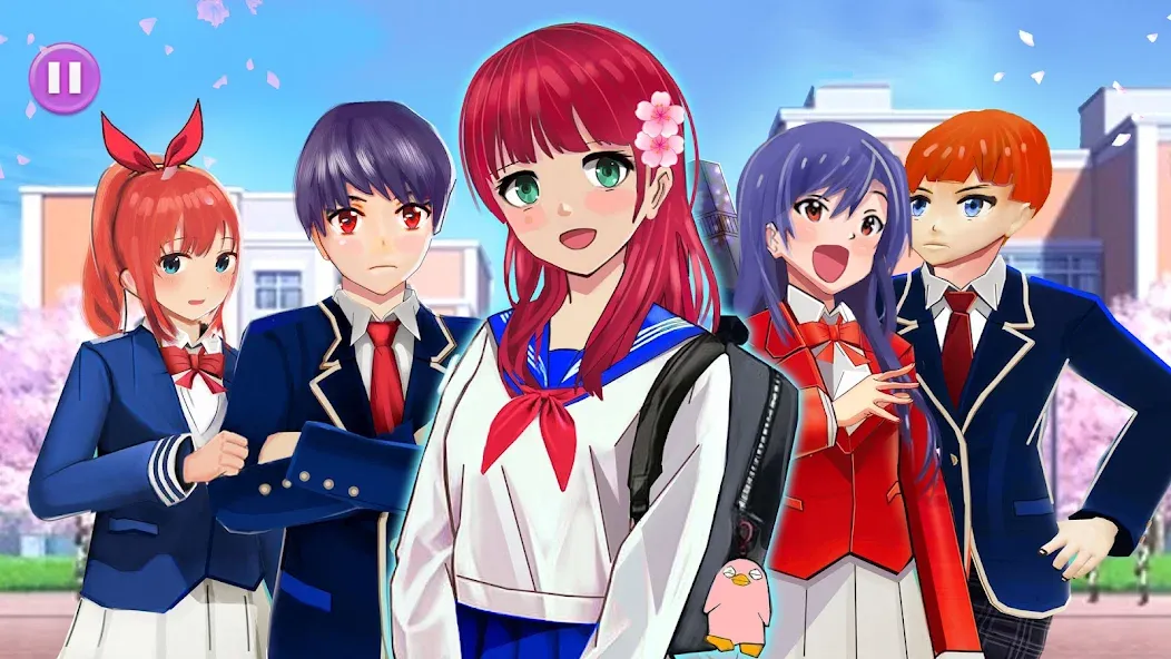 Anime High School Life — скриншот 4 Anime High School Life — скриншот 4