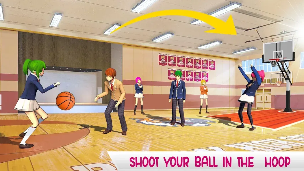 Anime High School Life — скриншот 5