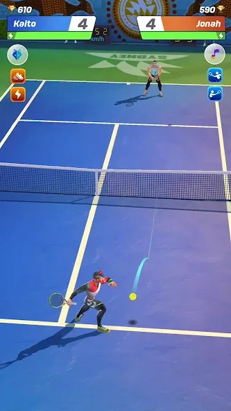 Tennis Clash: Multiplayer Game — скриншот 1