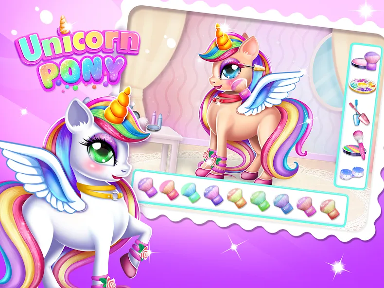 Unicorn Dress up Girls Game — скриншот 1