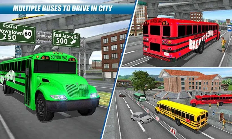 School Bus Driving Game — скриншот 4 School Bus Driving Game — скриншот 4