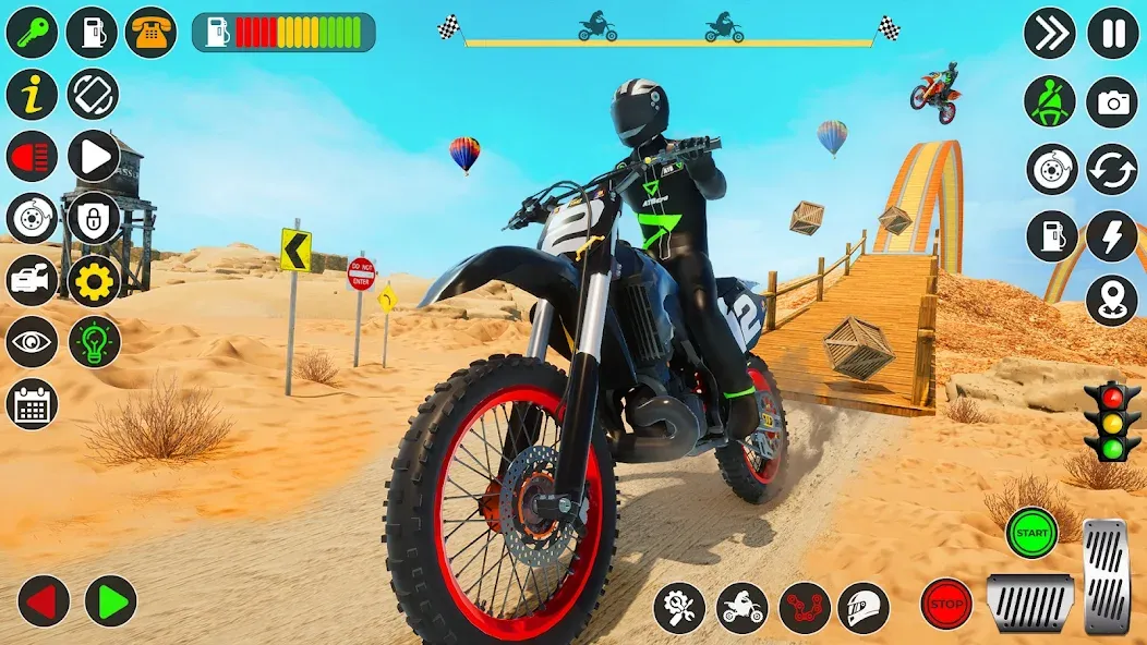 Bike Stunt Games Stunt Bike 3D — скриншот 1