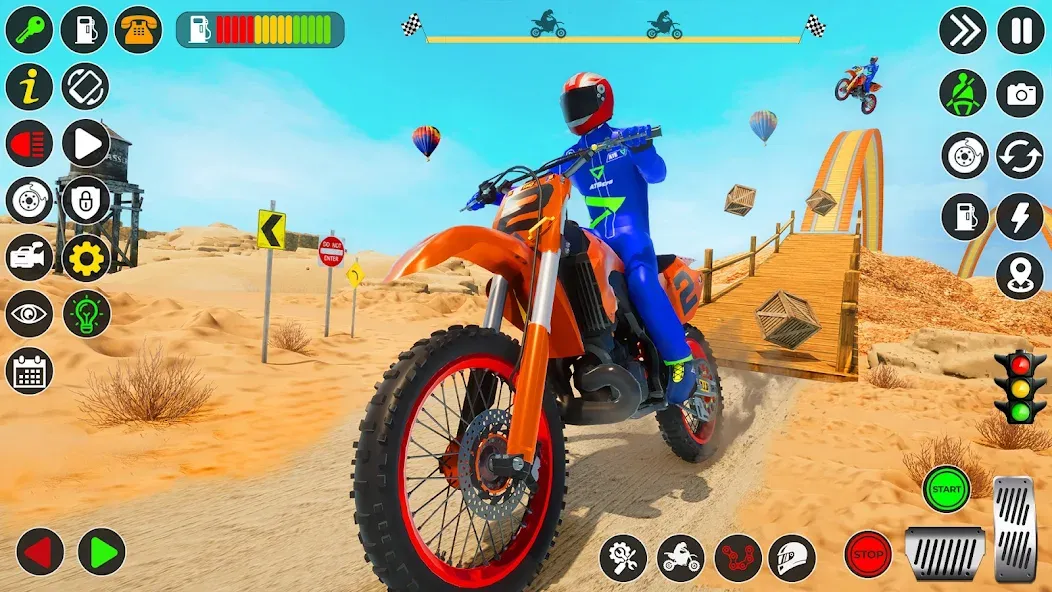 Bike Stunt Games Stunt Bike 3D — скриншот 2