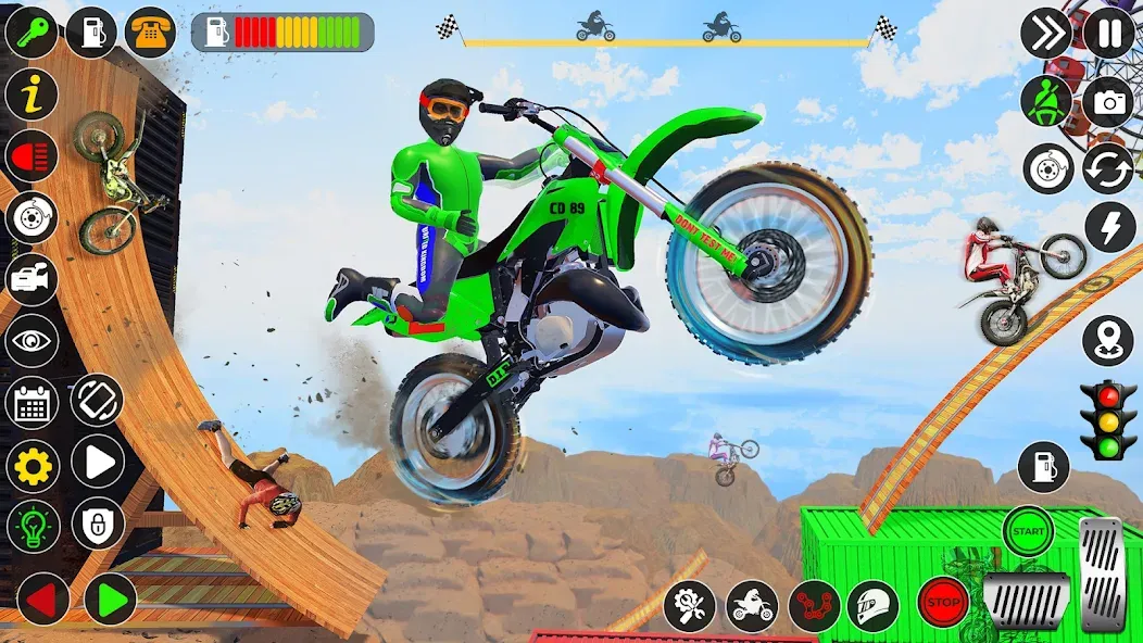 Bike Stunt Games Stunt Bike 3D — скриншот 3
