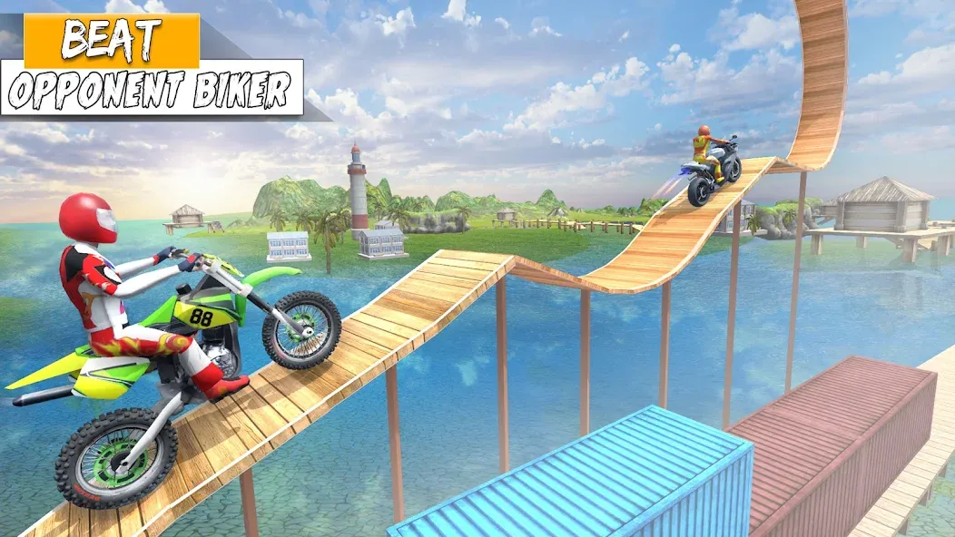 Bike Stunt Games Stunt Bike 3D — скриншот 5