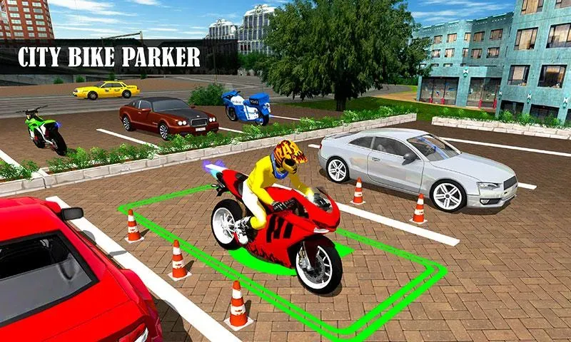Bike Parking Moto Driving Game — скриншот 1 Bike Parking Moto Driving Game — скриншот 1