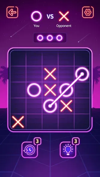 Tic Tac Toe - Offline XOXO — скриншот 1