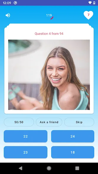 Quiz - Guess her age challenge — скриншот 1