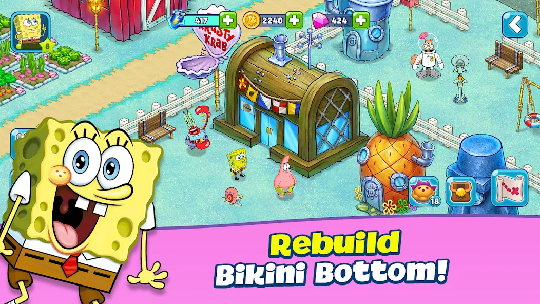 SpongeBob Adventures: In A Jam — скриншот 1