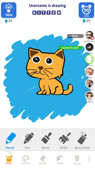 Draw N Guess Multiplayer — скриншот 1