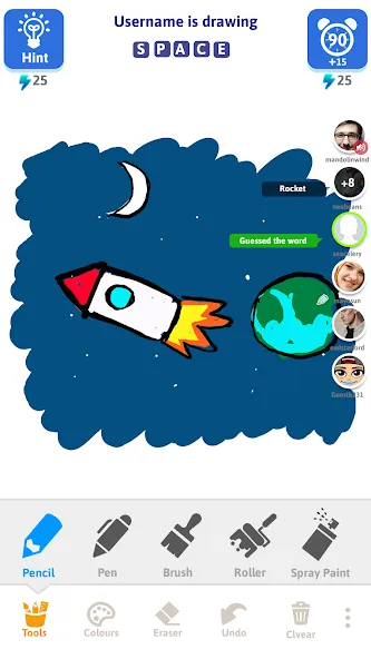 Draw N Guess Multiplayer — скриншот 3