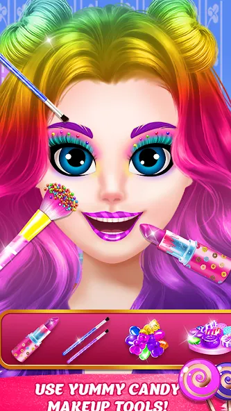 DIY Candy Makeup-Beauty Salon — скриншот 2