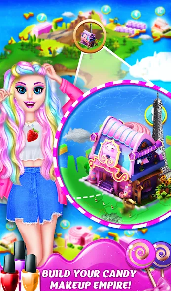 DIY Candy Makeup-Beauty Salon — скриншот 4