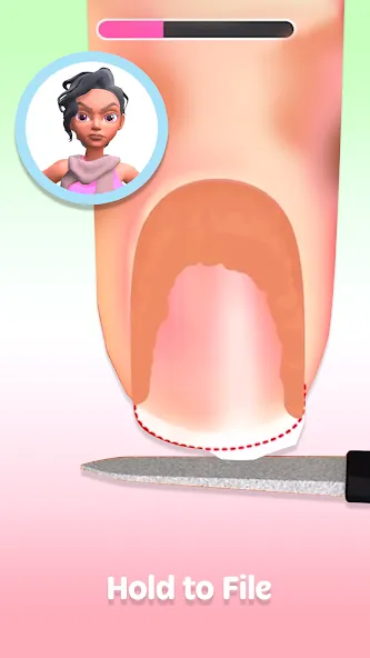 Nail Salon 3D — скриншот 1 Nail Salon 3D — скриншот 1