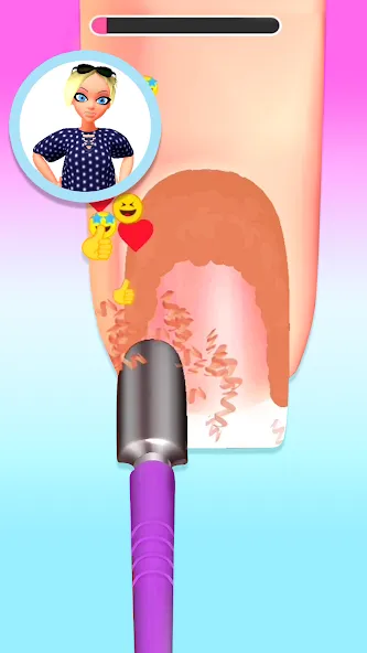 Nail Salon 3D — скриншот 2 Nail Salon 3D — скриншот 2