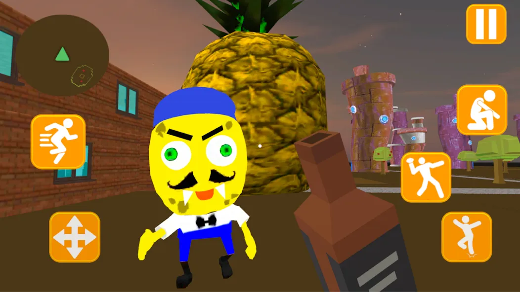 Neighbor Sponge. Scary Secret — скриншот 1