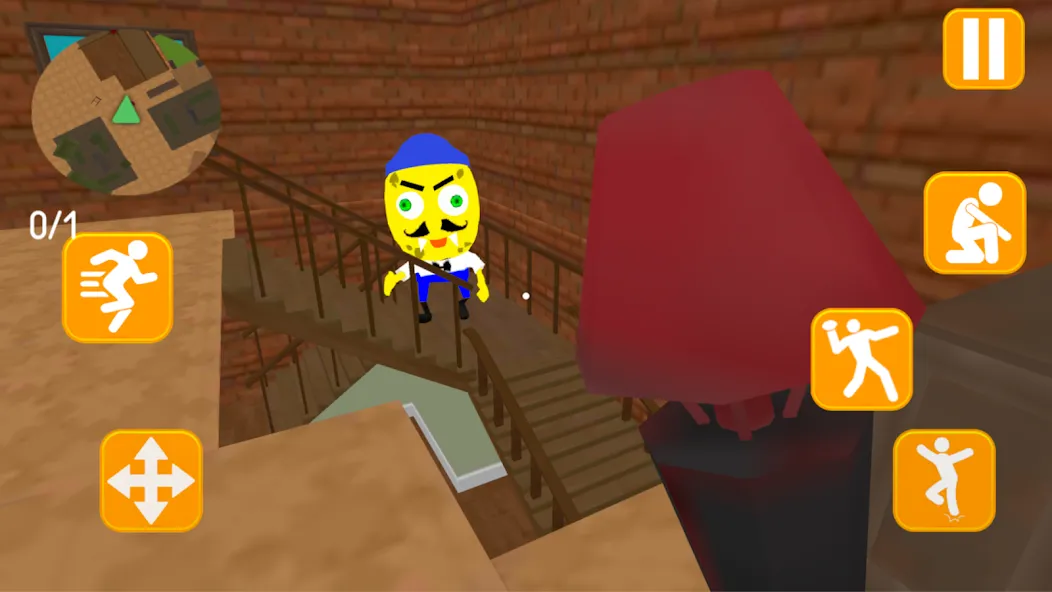 Neighbor Sponge. Scary Secret — скриншот 3
