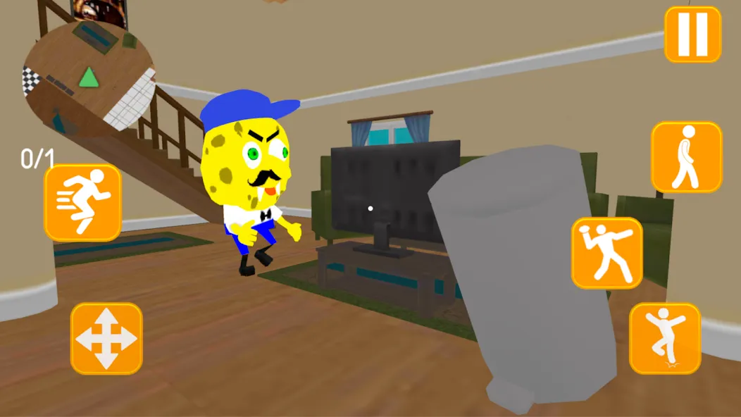 Neighbor Sponge. Scary Secret — скриншот 5