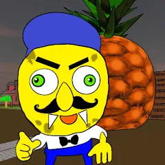 Neighbor Sponge. Scary Secret - Взлом Много денег