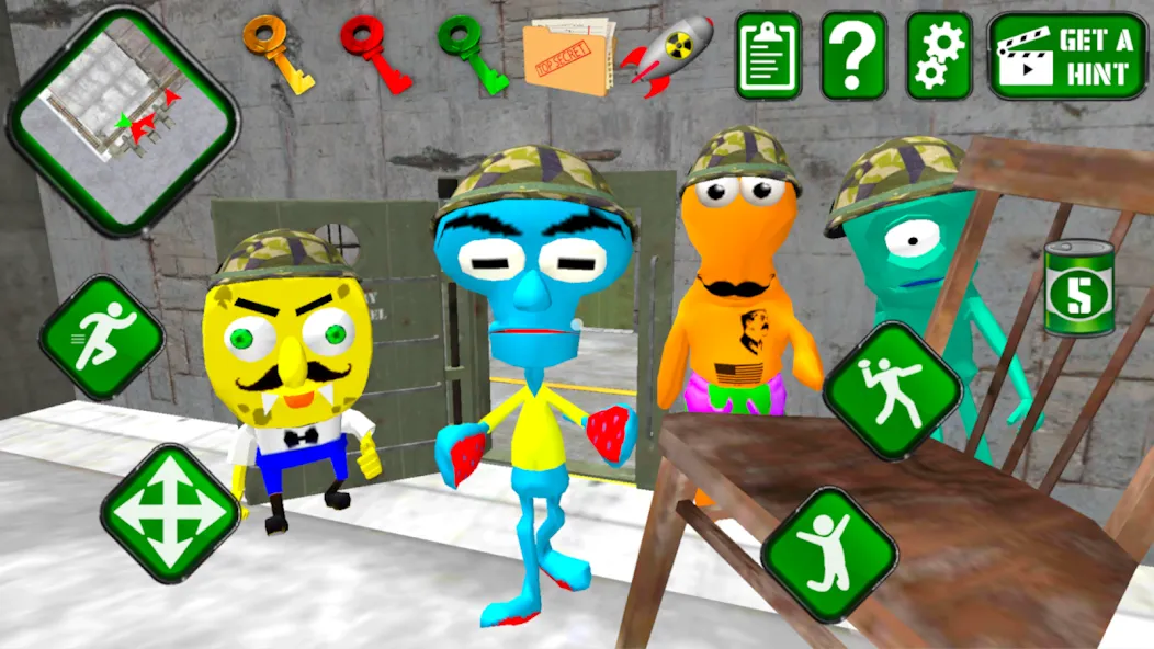Sponge Area 51. Neighbor Alien — скриншот 4